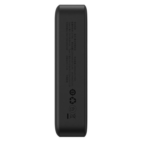 Повербанк Baseus Magnetic Mini Wireless Fast Charge 20000 mAh 20W Black (000010151), Ёмкость: 20 000 mAh, Цвет : Black, Мощность : 20 Вт, изображение 2