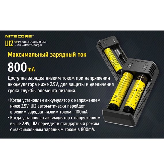 Зарядний пристрій Nitecore UI2 (6-1350_2), зображення 4