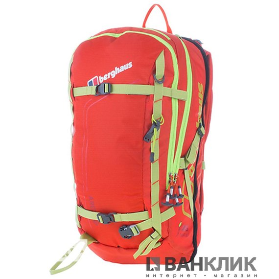 Рюкзак зимний ARETE COULOIR 25 оранжево-зеленый 100075