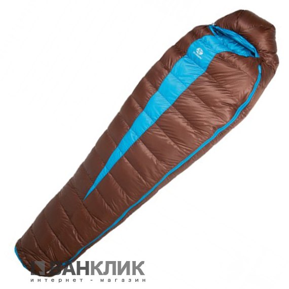 Спальный мешок Sir Joseph Paine 900/190/-12.4°C Brown/Turquoise (Right) 922295