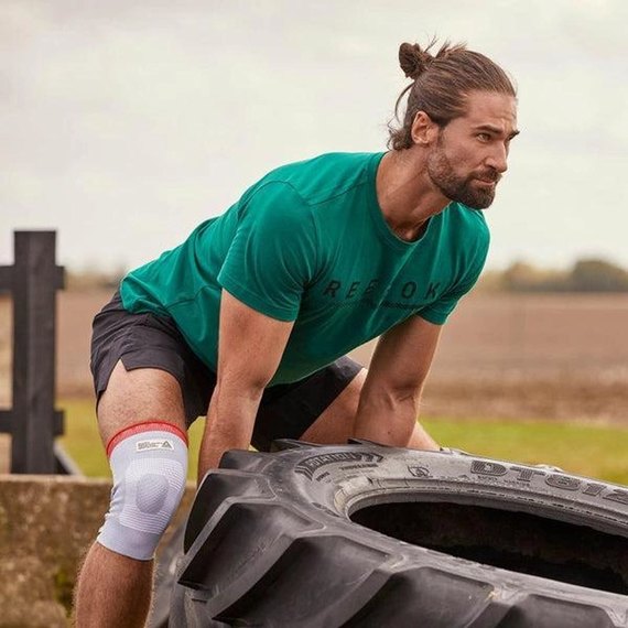 Фіксатор коліна Reebok Speedwick Knee Support білий/червоний L (RRSU-14325), Розмір: L, зображення 7