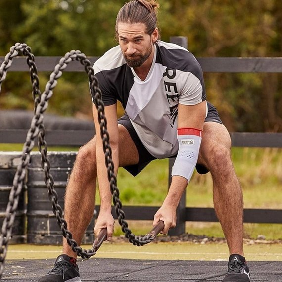 Фиксатор локтя Reebok Speedwick Elbow Support белый/красный L (RRSU-14525), Размер: L, изображение 2