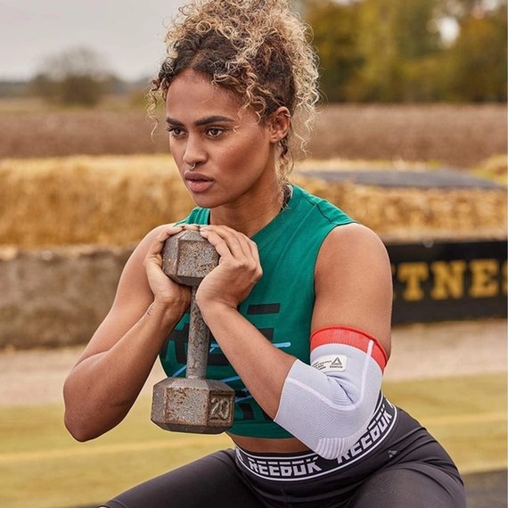 Фиксатор локтя Reebok Speedwick Elbow Support белый/красный L (RRSU-14525), Размер: L, изображение 3