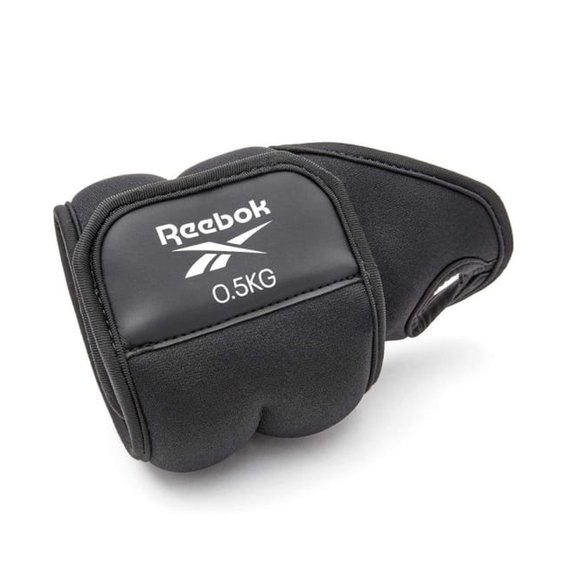 Утяжелители на запястья Reebok Wrist Weights черный/красный 0.5 кг (RAWT-11210), изображение 2