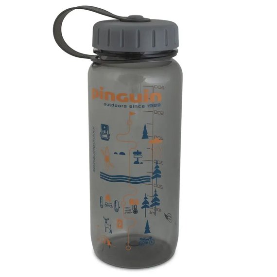Бутылка для воды Pinguin Tritan Slim Bottle 2020 BPA-free, 0,65 л Grey (PNG 804485), Цвет: Gray