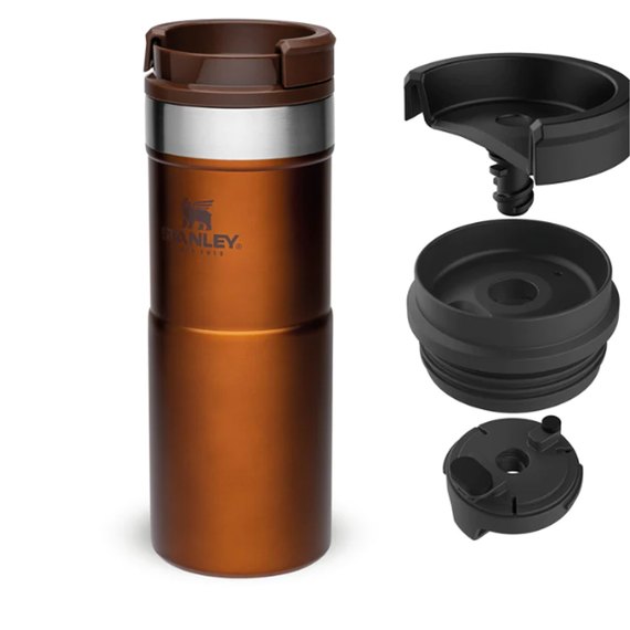 Термочашка Stanley Classic Never Leak Maple 0.35 л (6939236382960), Цвет: Maple, изображение 4