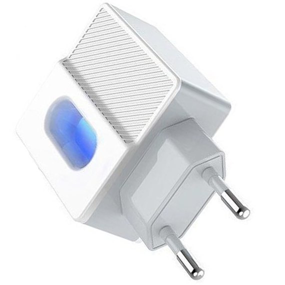 Зарядний пристрій Hoco Type-C cable C75 2USB, 2.4A White (000004241)