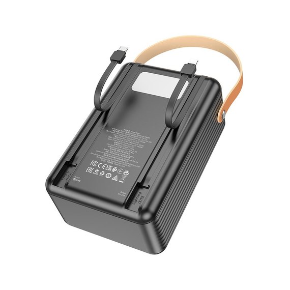 Повербанк Borofone Terra Fully Compatible 80000 mAh 22.5W Black BJ32 (6941991100062), изображение 2