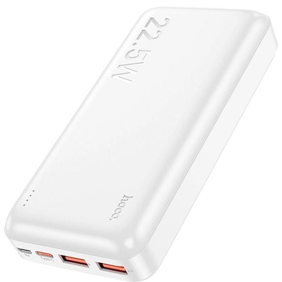 Повербанк HOCO Astute J101B 30000 mAh White (6931474782526), Ємність: 30 000 mAh, Колір: Білий, зображення 3