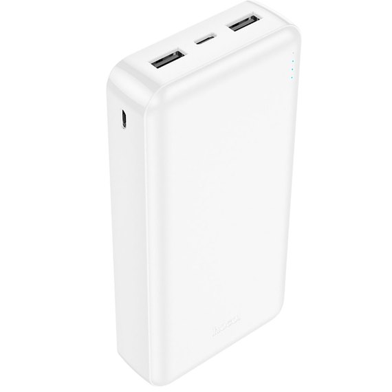 Повербанк HOCO High-ranking J100A 20000 mAh White (6931474783592), Цвет : Белый, изображение 2