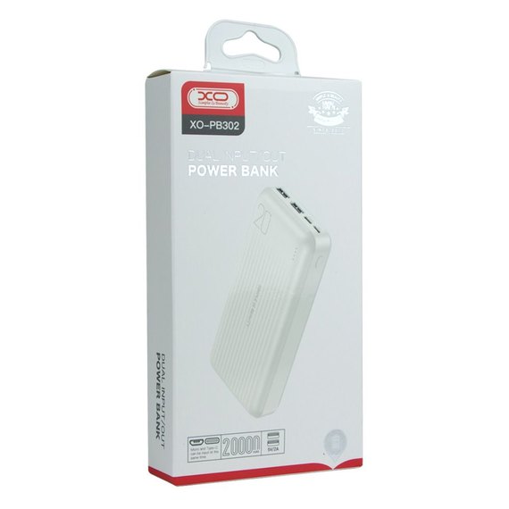 Повербанк XO PB302 20000 mAh White (6920680831944), изображение 4