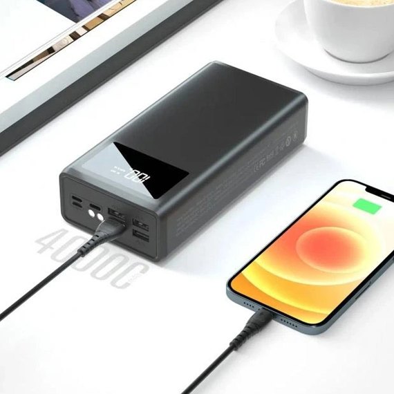 Повербанк XO PR124 40000 mAh Black (6920680875276), зображення 4