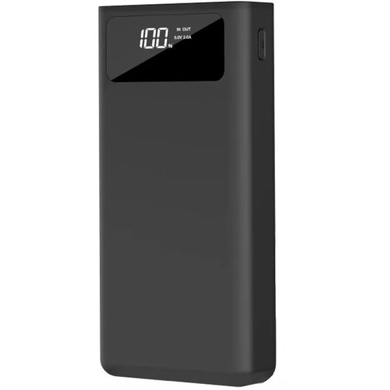 Повербанк XO PR124 40000 mAh Black (6920680875276)