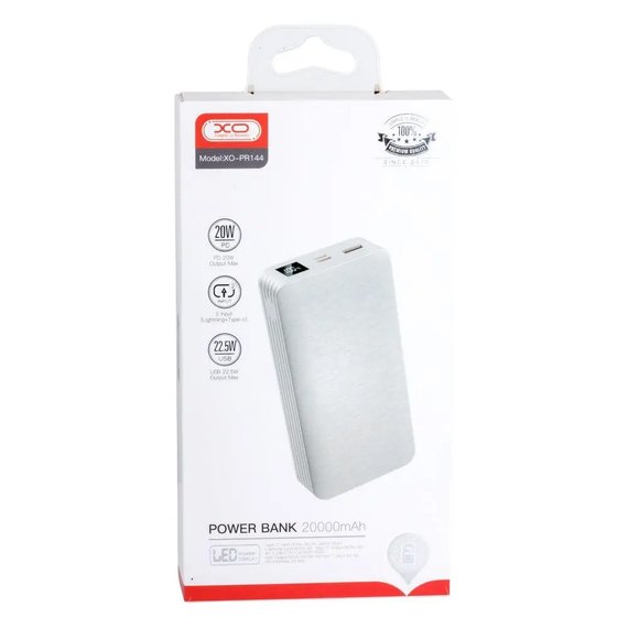 Повербанк XO PR144 20000 mAh White (6920680879298), зображення 2