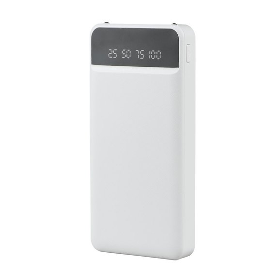 Повербанк XO PR162 with emergency lighting 10000 mAh White (6920680829842)