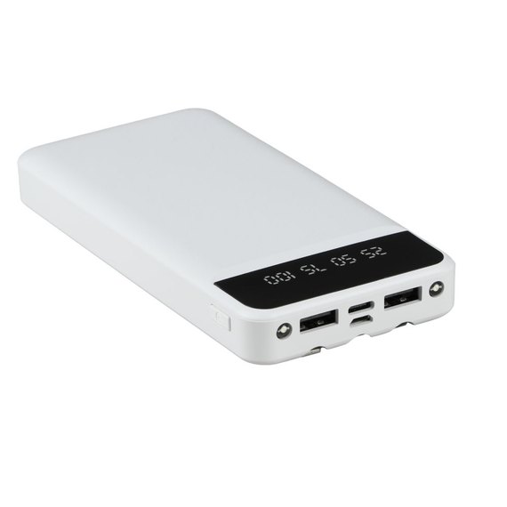 Повербанк XO PR162 with emergency lighting 10000 mAh White (6920680829842), зображення 2