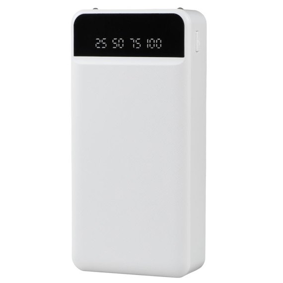 Повербанк XO PR163 with emergency lighting 20000 mAh White (6920680829873), Колір: Білий