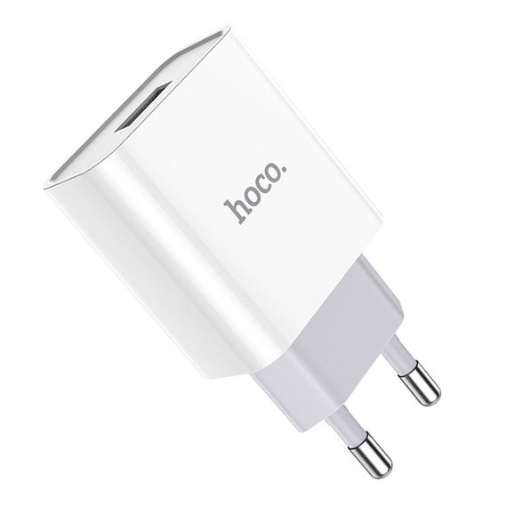 Зарядний пристрій Hoco Asombroso C81A 1USB, 2.1A White (000006088)