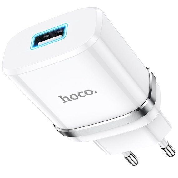 Зарядний пристрій Hoco Micro USB cable Ardent charger set N1 1USB, 2.4A Safety Certified White (000006422), Колір: White