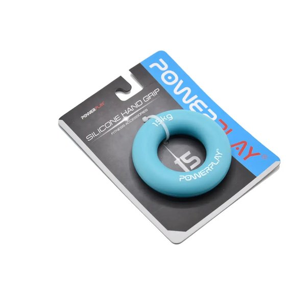 Эспандер кистевой Power System PP-4324 Hand Grip Ring Light 15 кг Голубой (PP_4324_15kg), Цвет: Голубой, Нагрузка: 15 кг, изображение 5