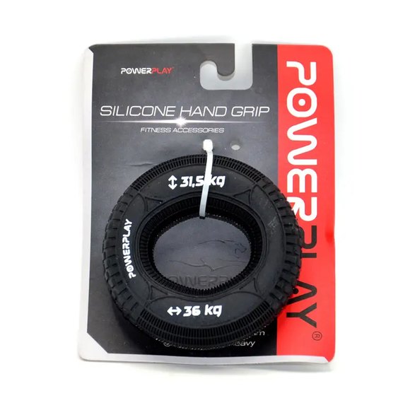 Еспандер кистьовий Power System PP-4330 Hand Grip Loops Hard 31.5-36 кг Чорний (PP_4330_Black_(31.5-36kg)), Колір: Чорний, Навантаження: 31.5 - 36 кг, зображення 5