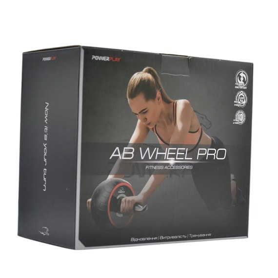 Колесо для преса Power System 4326 із зворотним механізмом AB Wheel Pro Чорно-червоне (PP_4326_Black/Red), зображення 5