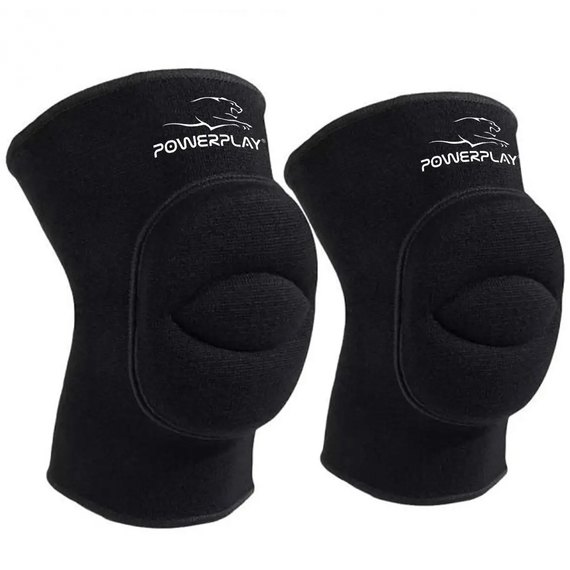Наколенники PowerPlay PP-8000 Elastic Knee Support (пара) черные L (PP-8000_Black_L), Размер: L