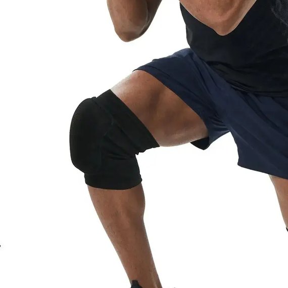 Наколенники PowerPlay PP-8000 Elastic Knee Support (пара) черные L (PP-8000_Black_L), Размер: L, изображение 6