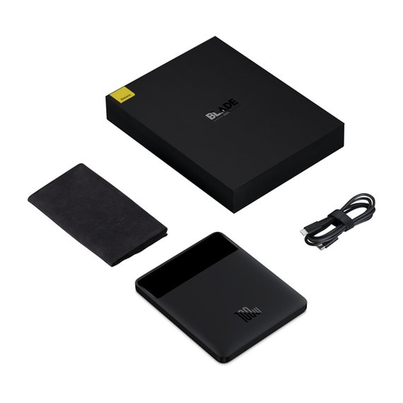 Повербанк Baseus Blade High Power Digital Display Quick Charge 20000 mAh 100W Black (PPBL000201), изображение 8