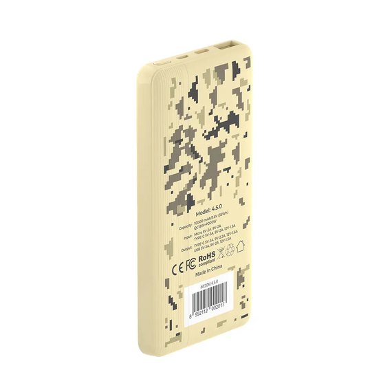 Повербанк Mibrand 4.5.0 10000 mAh 20W Desert Wolf (MI10K/4.5.0), Ємність: 10 000 mAh, Колір: Desert Wolf, зображення 6