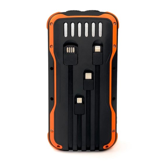 Повербанк Mibrand Extreme Solar Folding 2 Lights 20000 mAh Black (MI20K/S&F2), зображення 2
