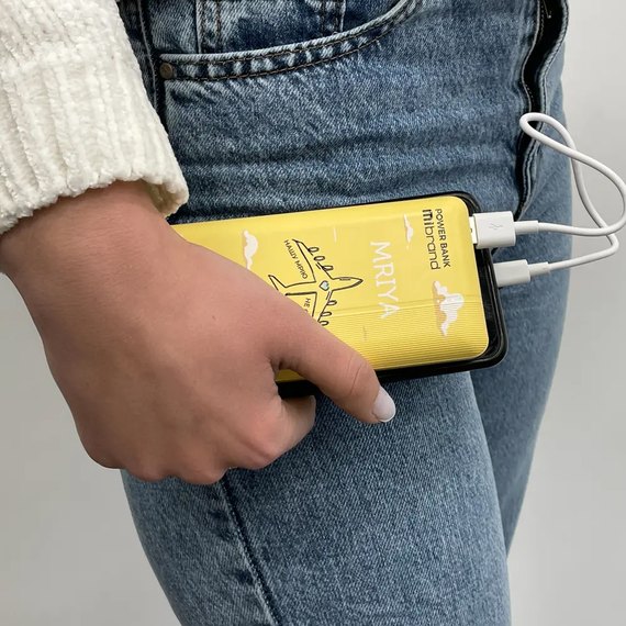 Повербанк Mibrand Mriya 20000 mAh 20W Yellow (MI20K/Mriya), зображення 5