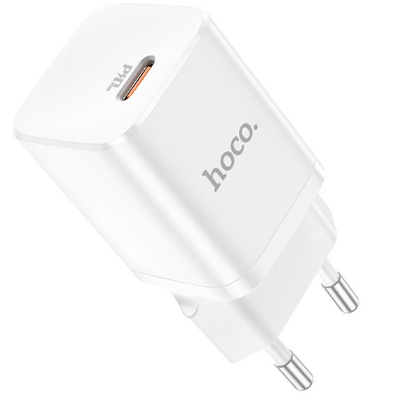 Зарядное устройство Hoco Type-C to Lightning cable Rigorous charger set N19 Type-C, 25W, 3A, QC/PD White (000007847), Цвет: White
