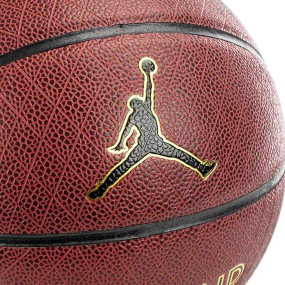 М'яч баскетбольний Nike Jordan Diamond Outdoor 8P Deflated Amber/Black/Metallic Gold/Black size 7 (J.100.8252.891.07), зображення 3