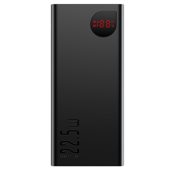 Повербанк Baseus Adaman Metal Digital Display Quick Charge 20000 mAh 22.5W Black (6932172618308)