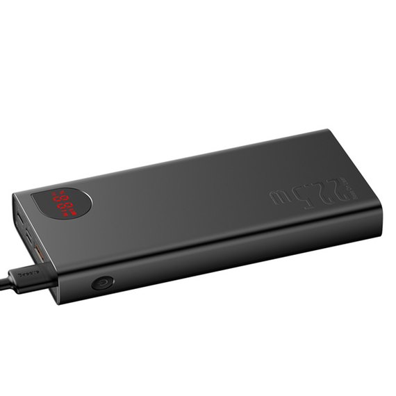 Повербанк Baseus Adaman Metal Digital Display Quick Charge 20000 mAh 22.5W Black (6932172618308), изображение 4
