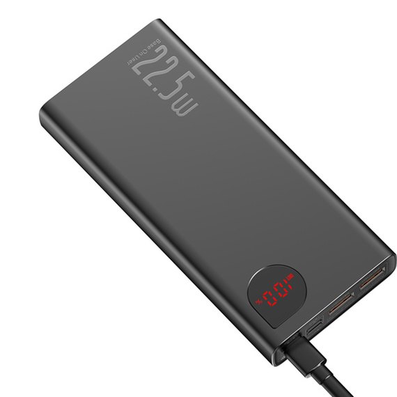 Повербанк Baseus Adaman Metal Digital Display Quick Charge 20000 mAh 22.5W Black (6932172618308), изображение 6