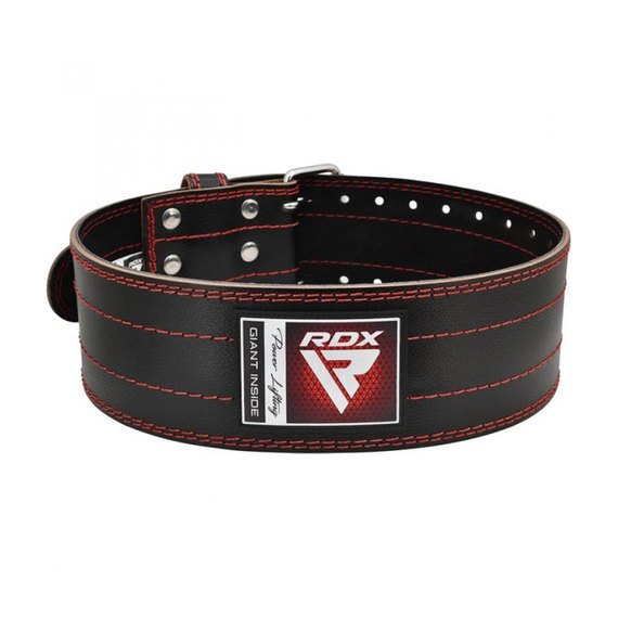 Пояс для пауэрлифтинга RDX RD1 кожа Red M (580_40294), Размер: M, изображение 3