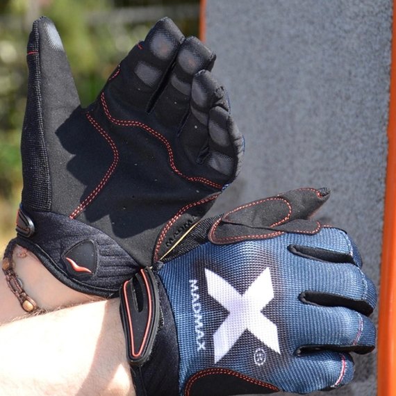 Перчатки для фитнеса MadMax MXG-102 X Gloves Black/Grey/White XL (MXG-102-GRY_XL), Размер: XL, изображение 5