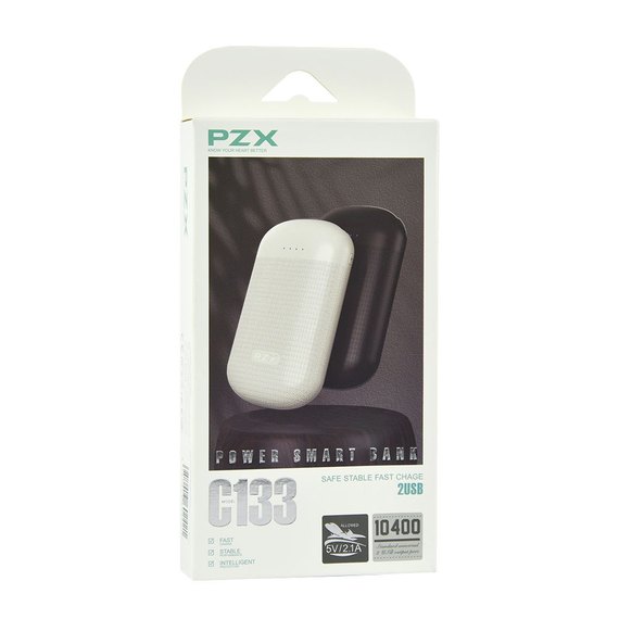 Повербанк Kingleen PZX C133 10400 mAh White (2000000570938), Цвет : Белый, изображение 3