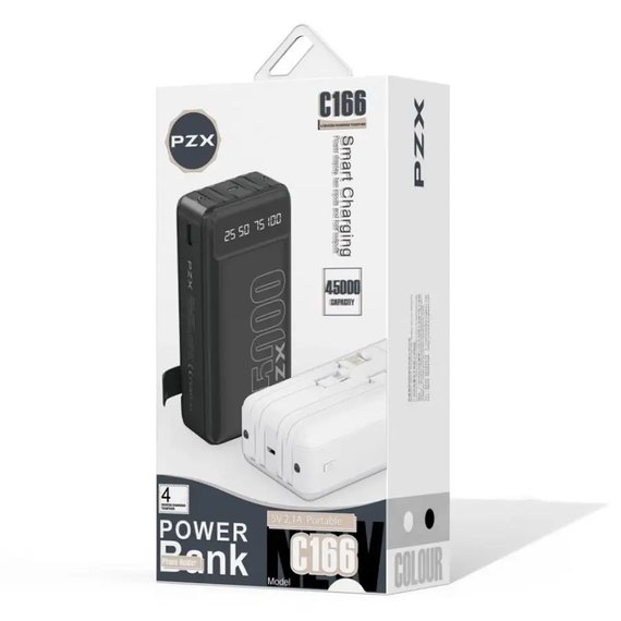 Повербанк Kingleen PZX C166 45000 mAh Black (2020000367130), Цвет : Чёрный, изображение 2