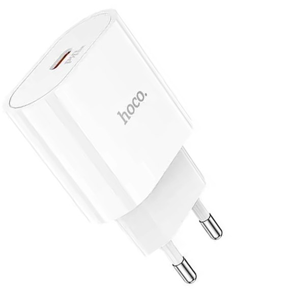 Зарядний пристрій Hoco Type-C to Lightning Cable Metro single port charger set C94A 1Type-C, 20W/3A, PD/QC White (000008527)
