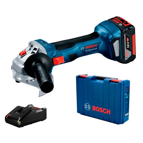 Аккумуляторная угловая шлифмашина (болгарка) Bosch Professional GWS 180-LI (06019H9025), изображение 2