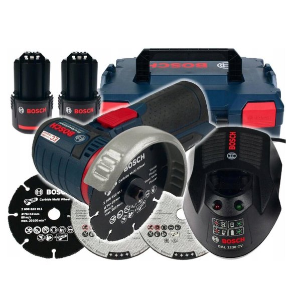 Акумуляторна кутова шліфувальна машина (болгарка) Bosch Professional GWS 12V-76 (06019F200B), зображення 12