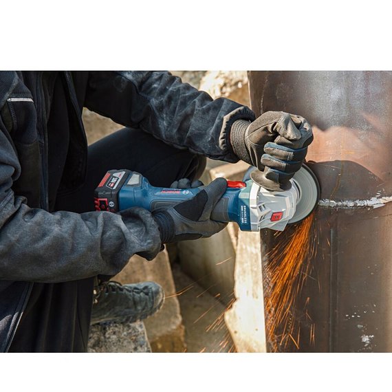 Аккумуляторная угловая шлифмашина (болгарка) Bosch Professional GWS 180-LI (06019H9025), изображение 8