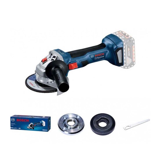 Аккумуляторная угловая шлифмашина (болгарка) Bosch Professional GWS 180-LI (каркас) (06019H9020), изображение 2