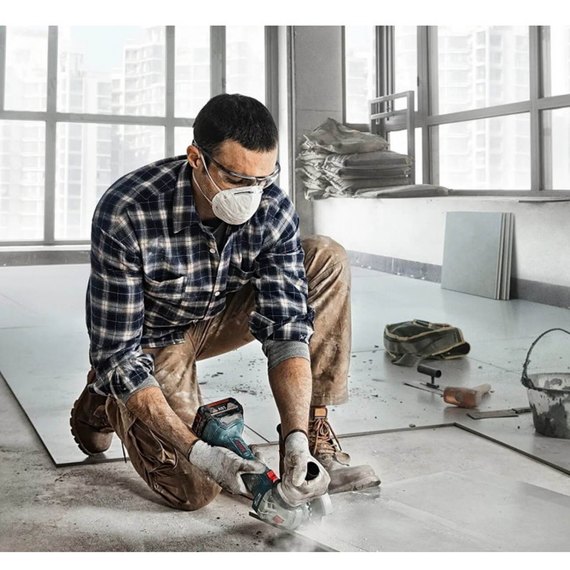 Аккумуляторная угловая шлифмашина (болгарка) Bosch Professional GWS 180-LI (каркас) (06019H9020), изображение 8
