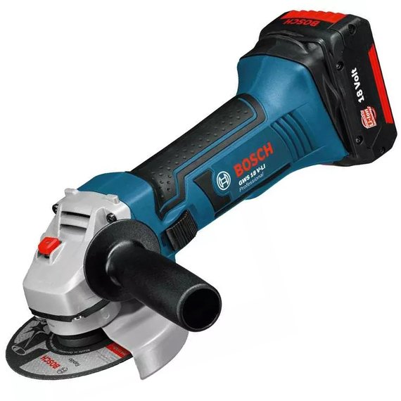 Аккумуляторная угловая шлифмашина (болгарка) Bosch Professional GWS 18V-10 (06019J4004)