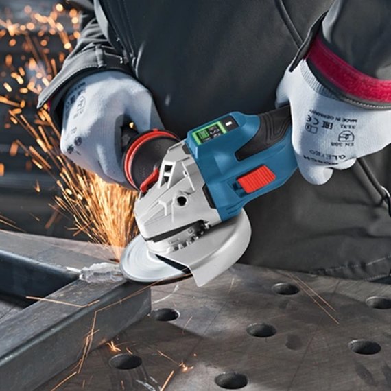 Акумуляторна кутова шліфувальна машина (болгарка) Bosch Professional GWS 18V-15 SC (каркас) (06019H6100), зображення 4