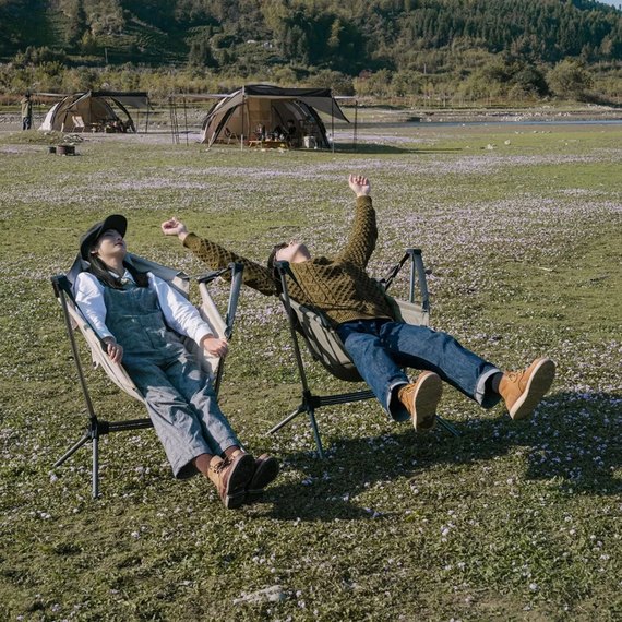 Кресло-качалка складное Naturehike NH21JJ004, темно-зеленое (6927595782941), Цвет : Тёмно-зелёный, изображение 2